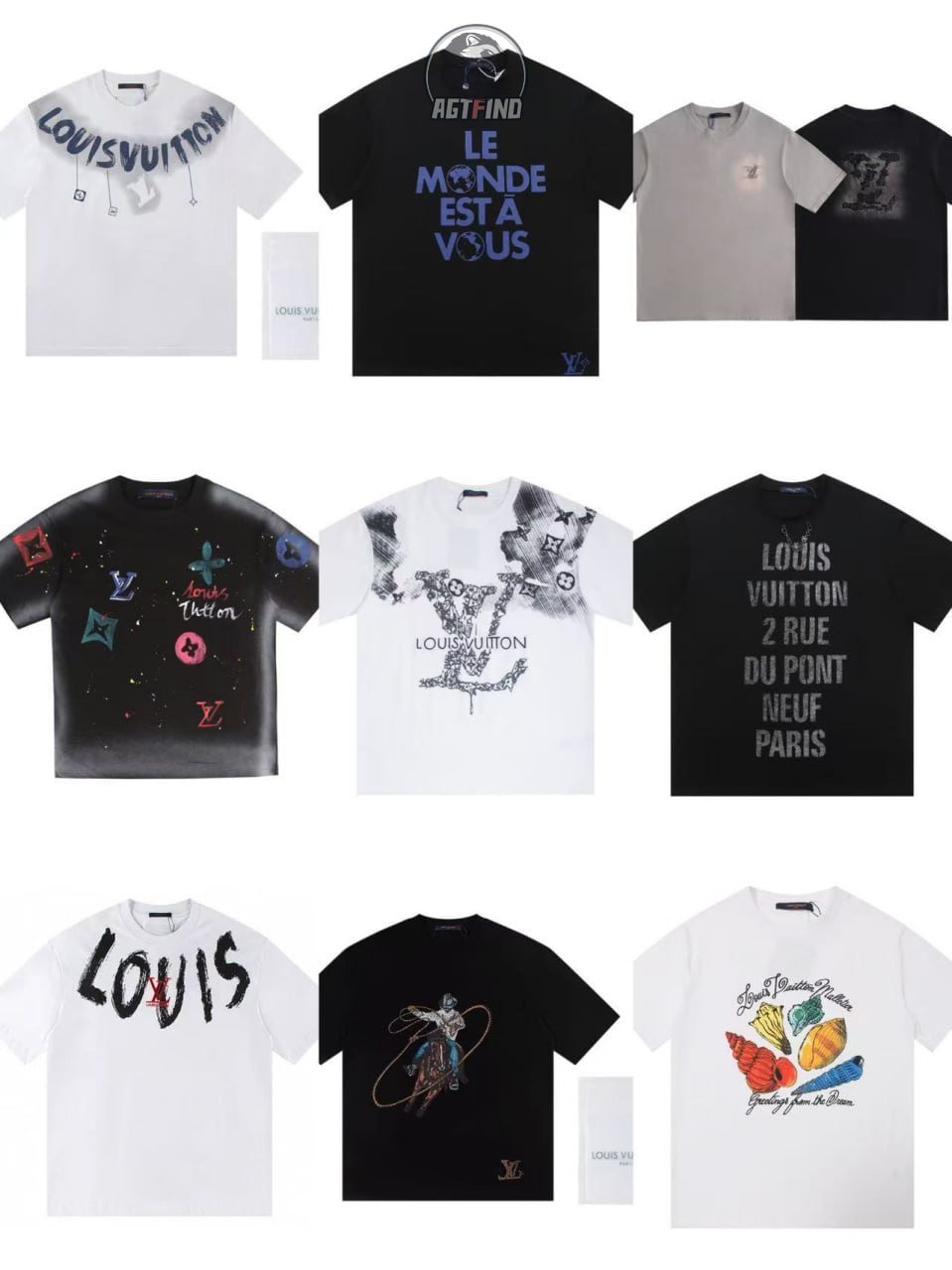  Louis Vuitton T-shirt Tee （ 40 Style！）