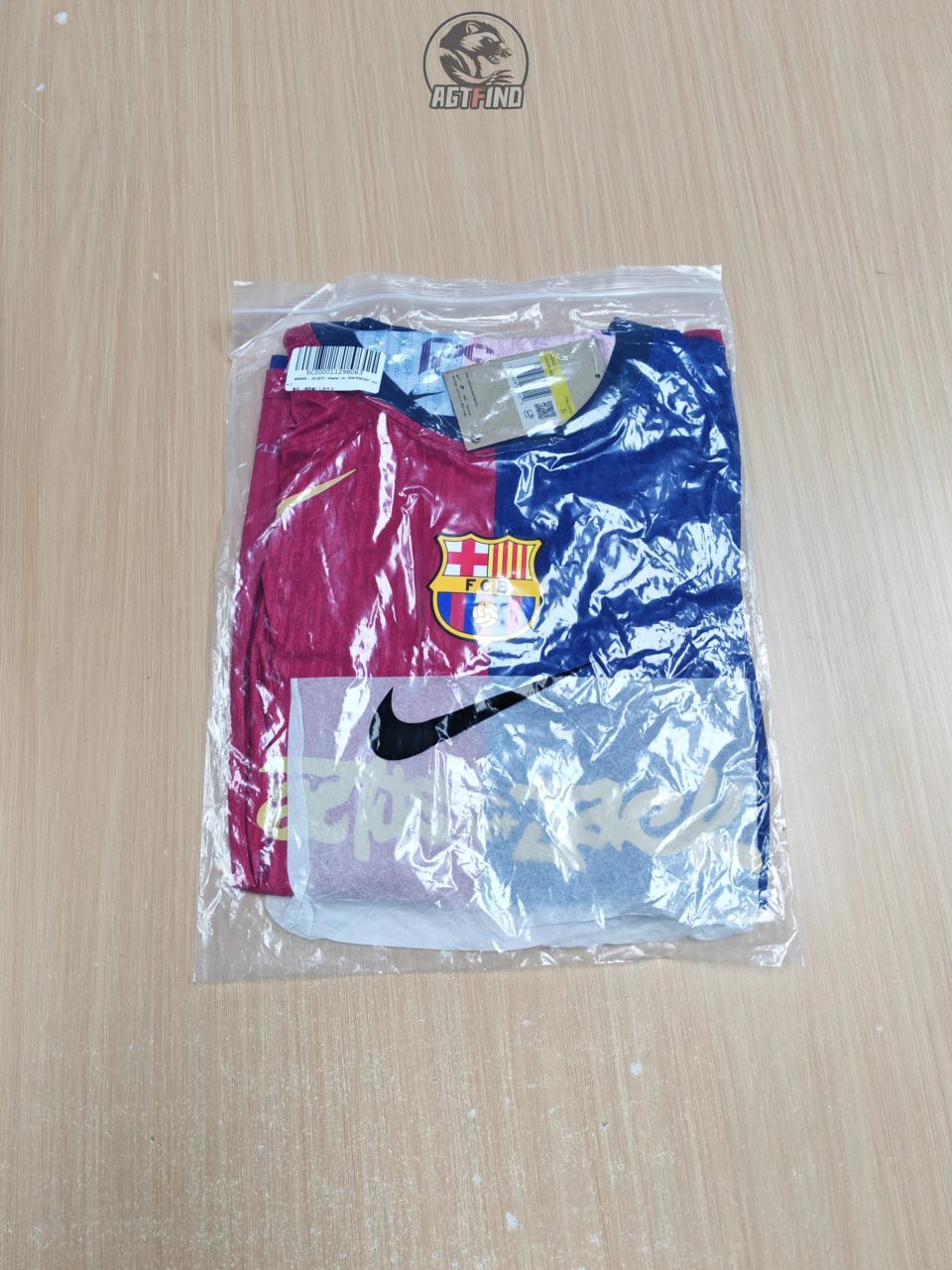  Barcelona FCB Football jersey&Travis Scot