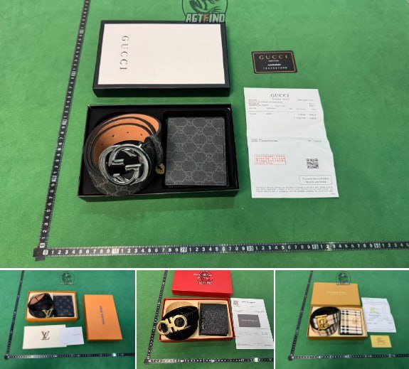LV  belt wallet/Hermes belt/Gucci belt wallet gift box