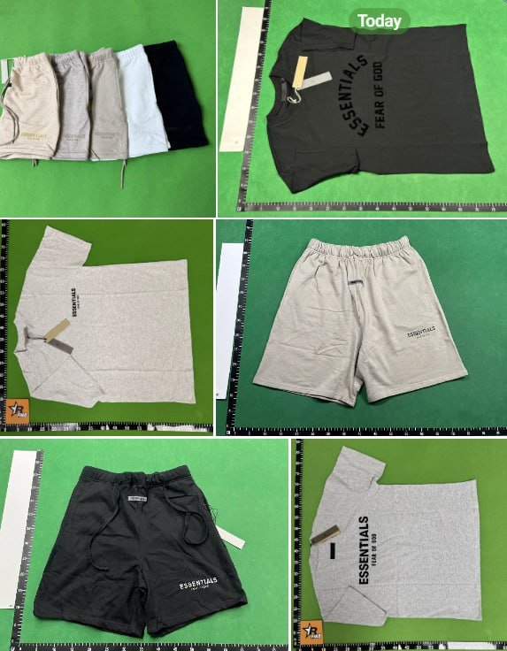 Essentials shorts/ Fear Of God Essentials T-Shirt/short sleeve/tee